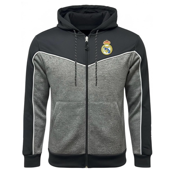 Other - Icon Sports Real Madrid Soccer  Full Zip Hoodie Sweatshirt Jacket Men Sz S NWOT